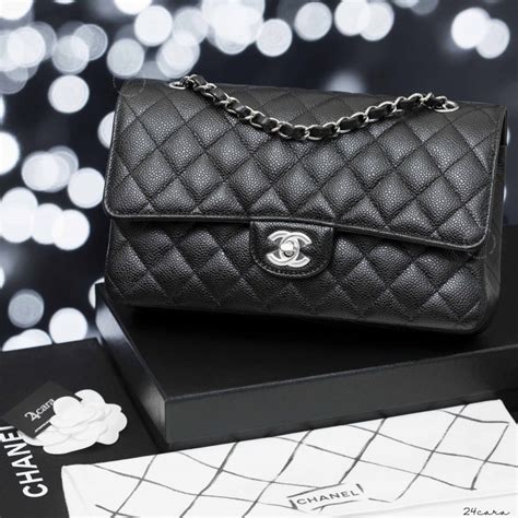 chanel medium single flap caviar|Flap Bags .